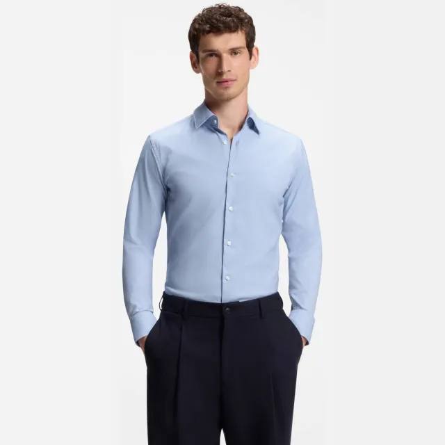 Boss slim fit overhemd - lichtblauw/pastelblauw