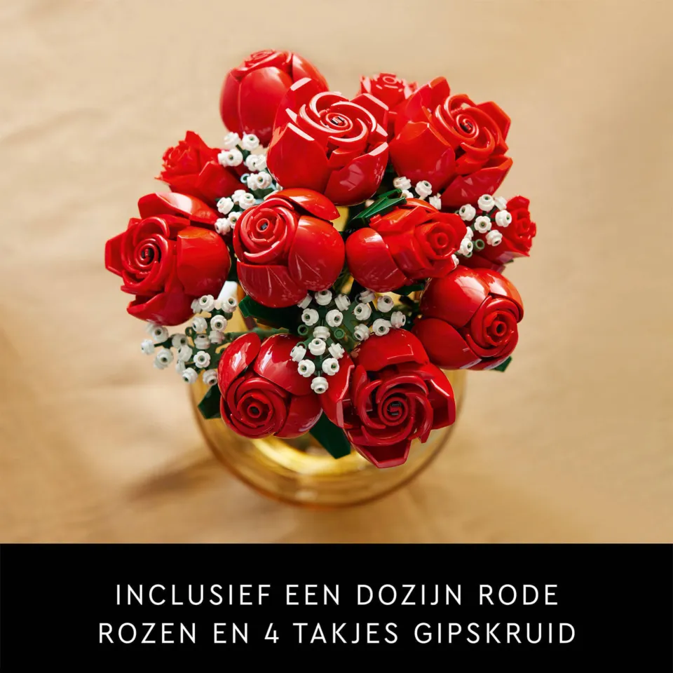 Lego Botanical Collection Rozenboeket Decoratief Bloemen Bouwpakket uit de Botanical Collection 10328, foto 5