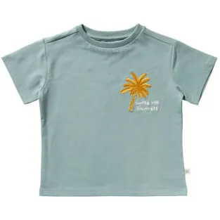 Your Wishes T-shirt blauw Blauw/bruin