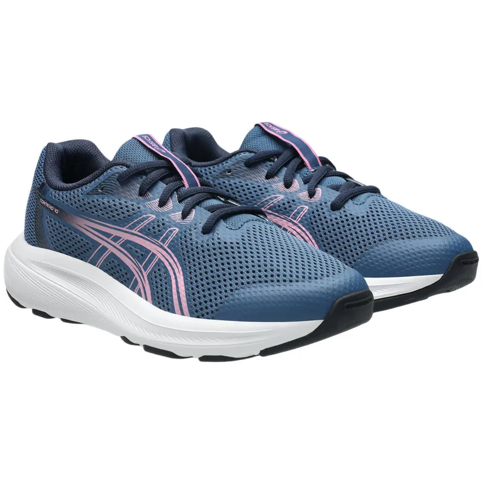 Asics Contend 10 mesh hardloopschoenen - blauw/roze, foto 2