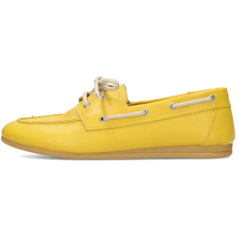 Poelman Callie leren bootschoenen - geel, foto 2