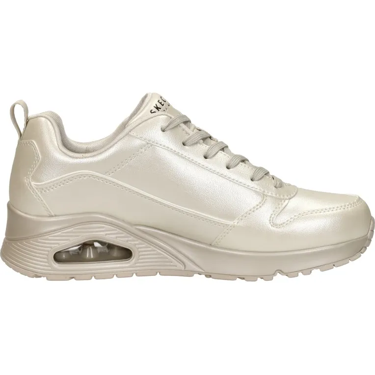 Skechers Uno Galactic Gal sneaker gebroken wit
