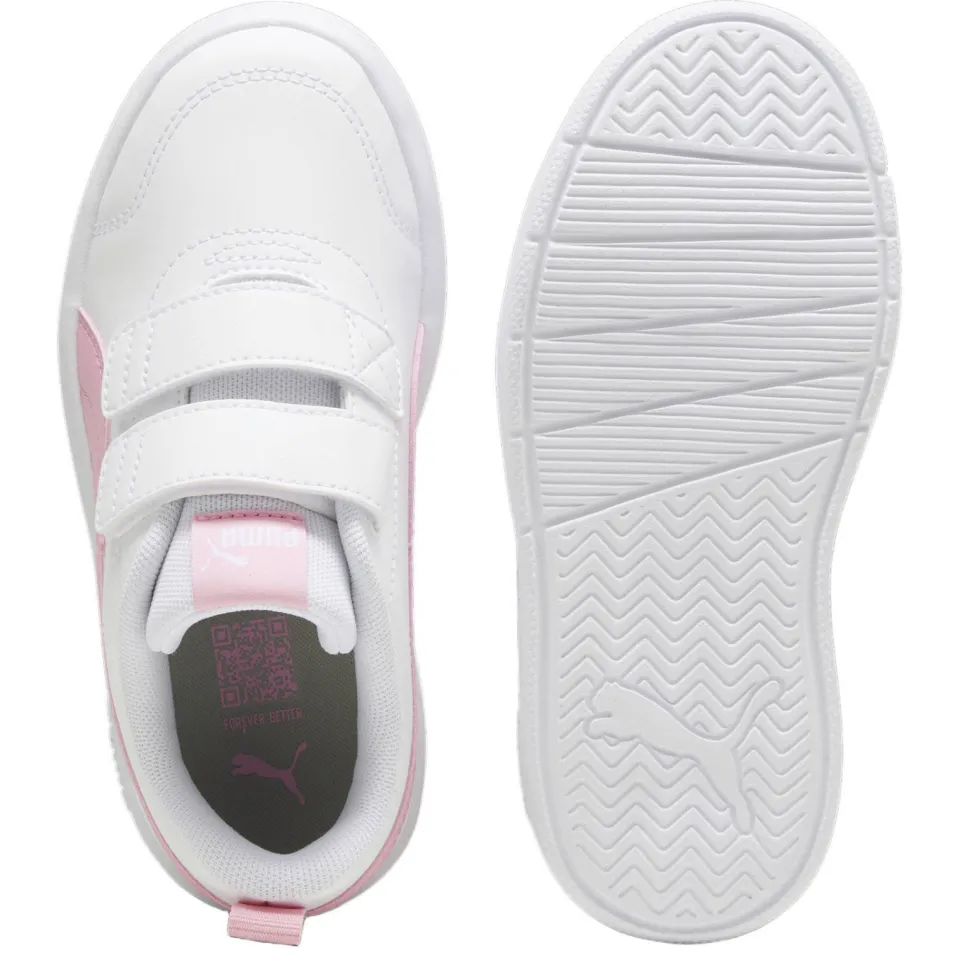 Puma Courtflex V3 V sneakers - wit/roze, foto 7