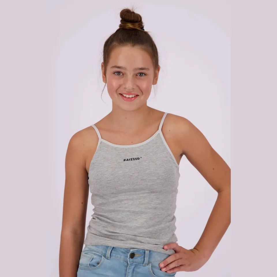 Raizzed Nora singlet zwart/grijs melange, foto 5