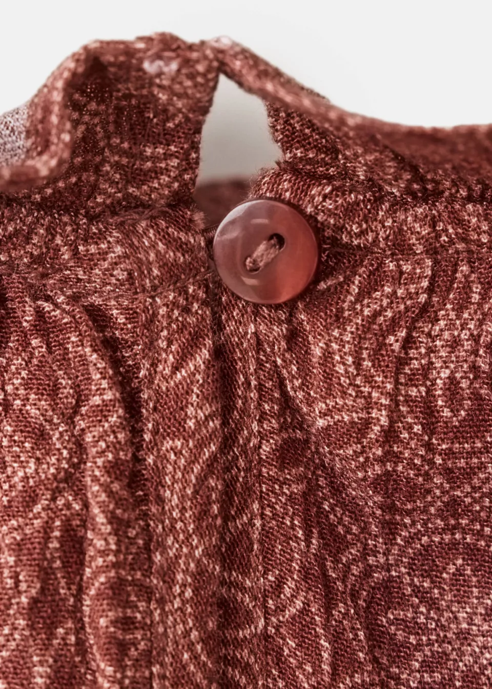 Mango blouse met print roest koper, foto 5