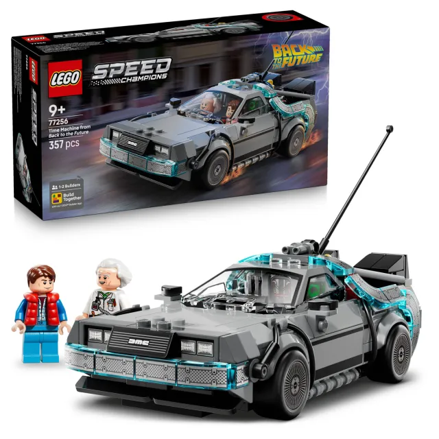 Lego Speed Champions Tijdmachine uit Back to the Future Bouwpakket 77256, foto 2