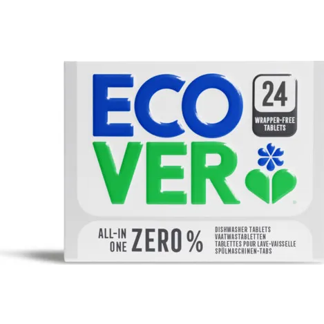 Ecover Vaatwastabletten All-in-One Zero% 24 stuks