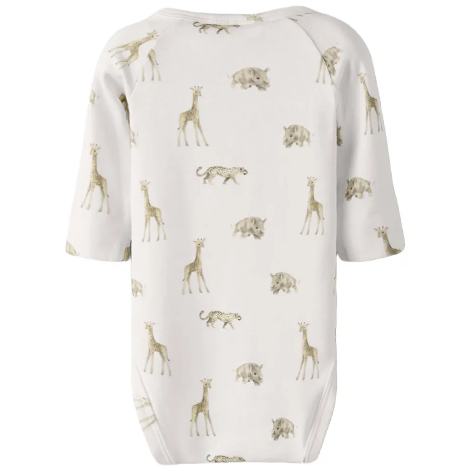 Lil' Atelier BABY romper met all over print wit, foto 4