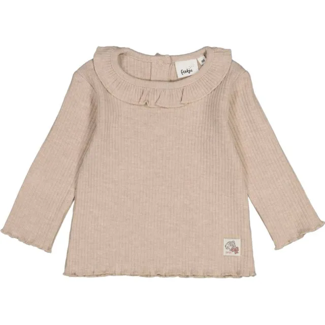 Feetje longsleeve Dress to Impress taupe, foto 2