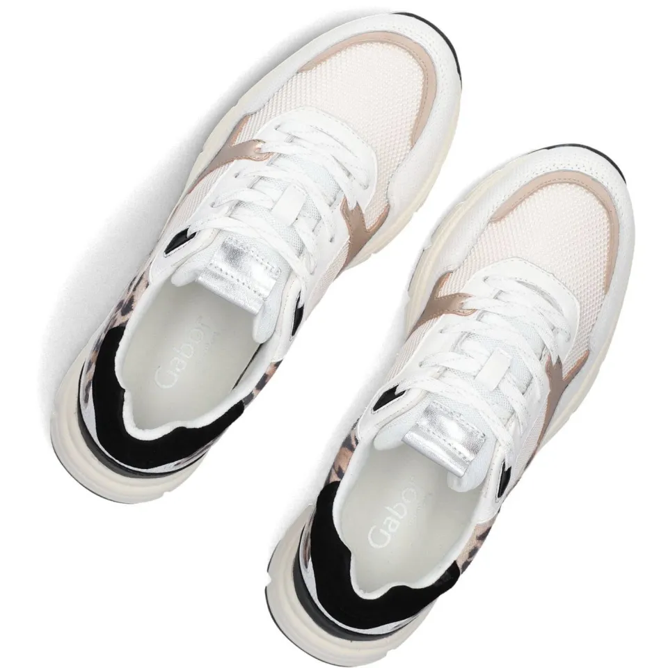 Gabor Sneakers 605 Wit, foto 4