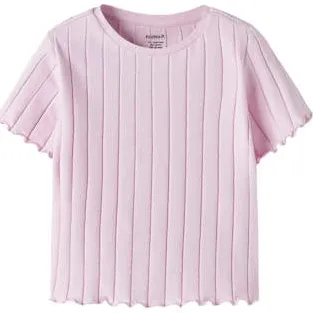 NAME IT Nkfnoralina T-shirt lichtroze, foto 2