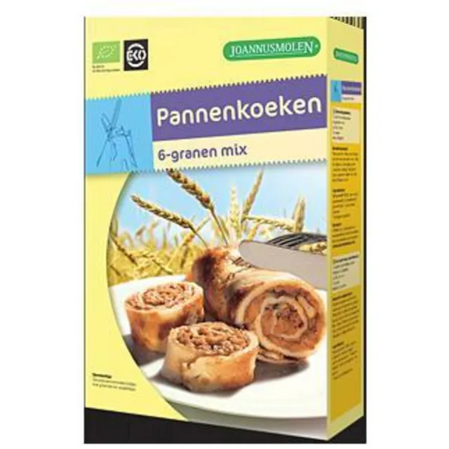 Joannusmolen Pannenkoekenmix Meergranen Eko 300 gr