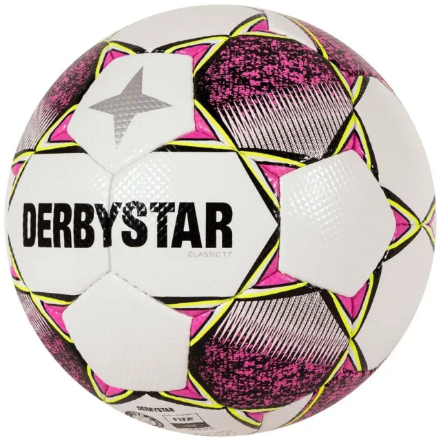 DerbyStar Classic TT Energy II voetbal wit Wit/roze