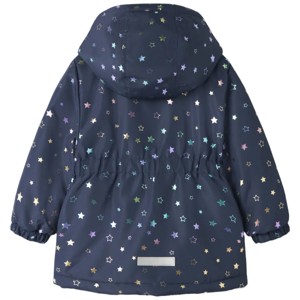 NAME IT MINI tussenjas met sterren donkerblauw, foto 4
