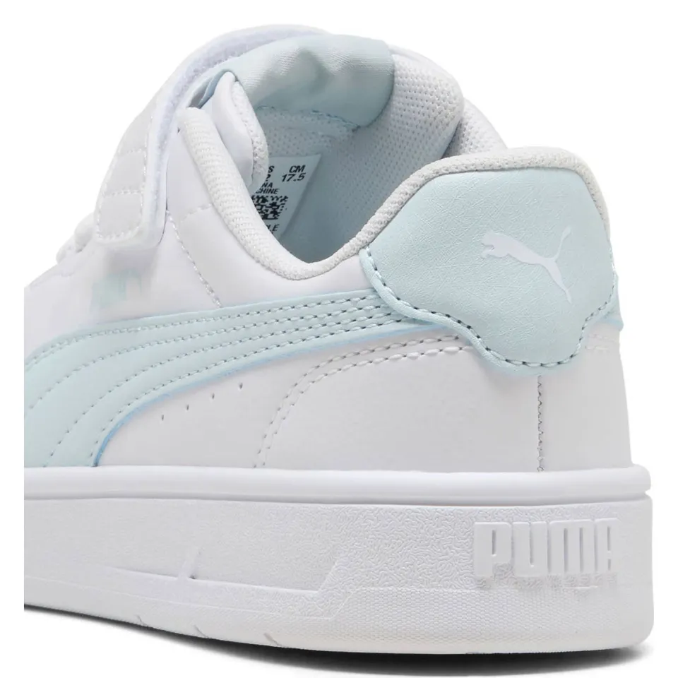 Puma Court Lally sneakers wit/lichtblauw, foto 3
