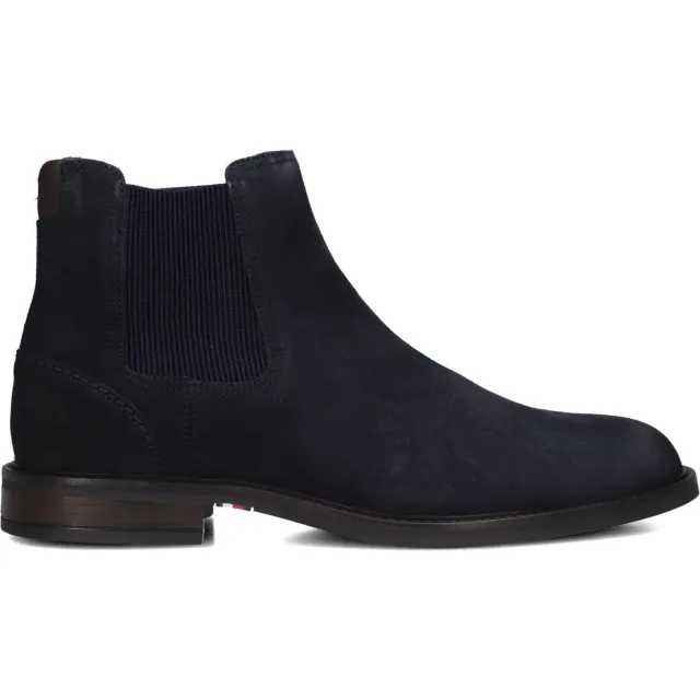 Tommy Hilfiger Corporate Dressy Chelsea boots donkerblauw