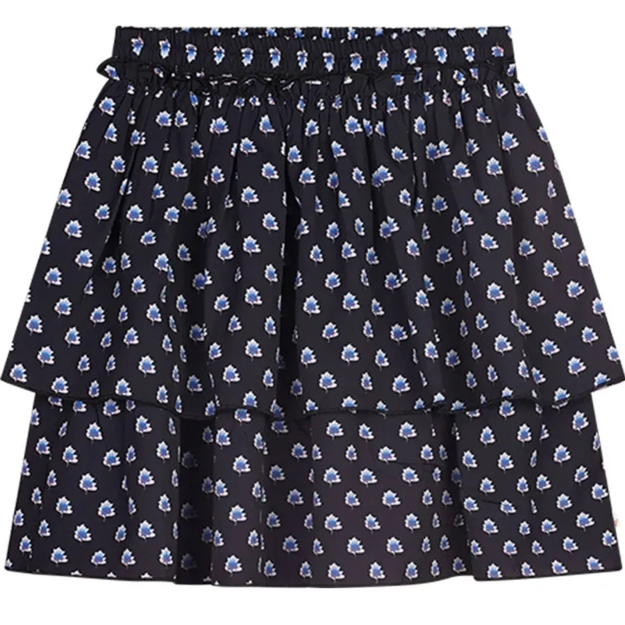 Moodstreet rok donkerblauw zwart/blauw/wit, foto 2