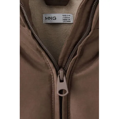Mango winterjas bruin, foto 3