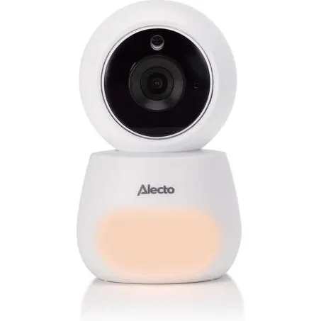 Alecto DVM2050 Babyfoon met HD-camera, groot 5 inch kleurenscherm en nachtlampje - Op afstand bestuurbaar - Wit, foto 4