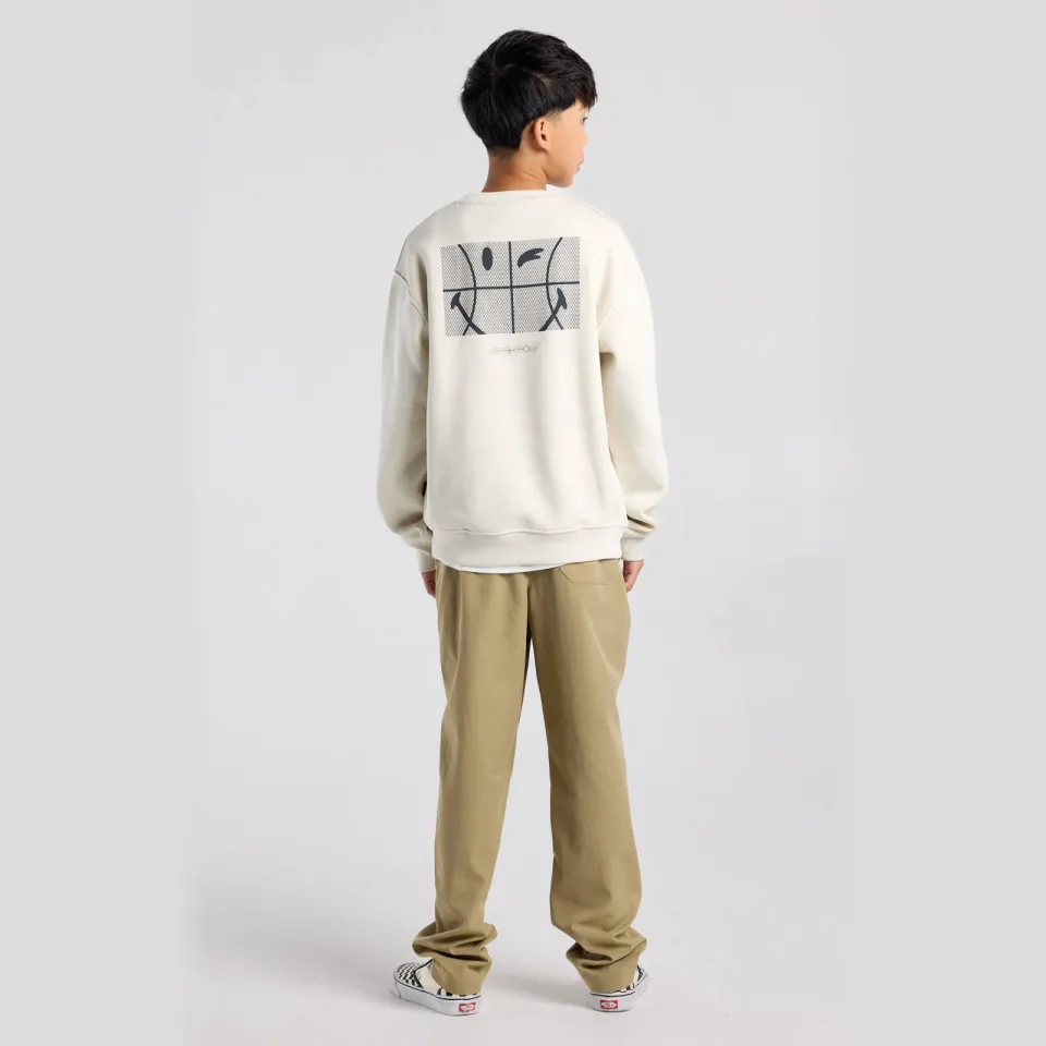 America Today sweater met backprint - ecru, foto 6