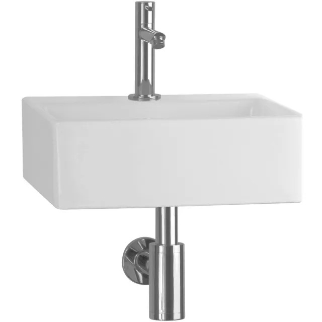 Differnz Fonteinset Differnz Zeus 33x29x11.5 cm Keramiek Wit (inclusief kraan sifon en afvoer)