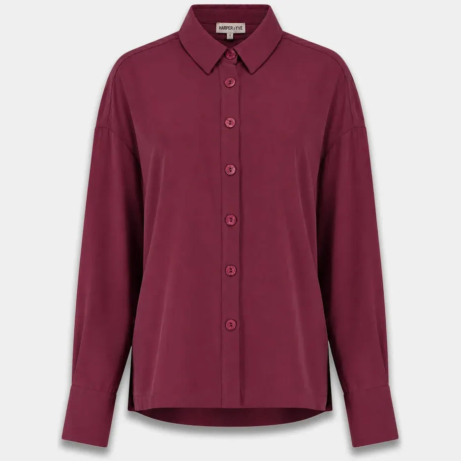 Harper & Yve Helena blouse wijnrood, foto 2