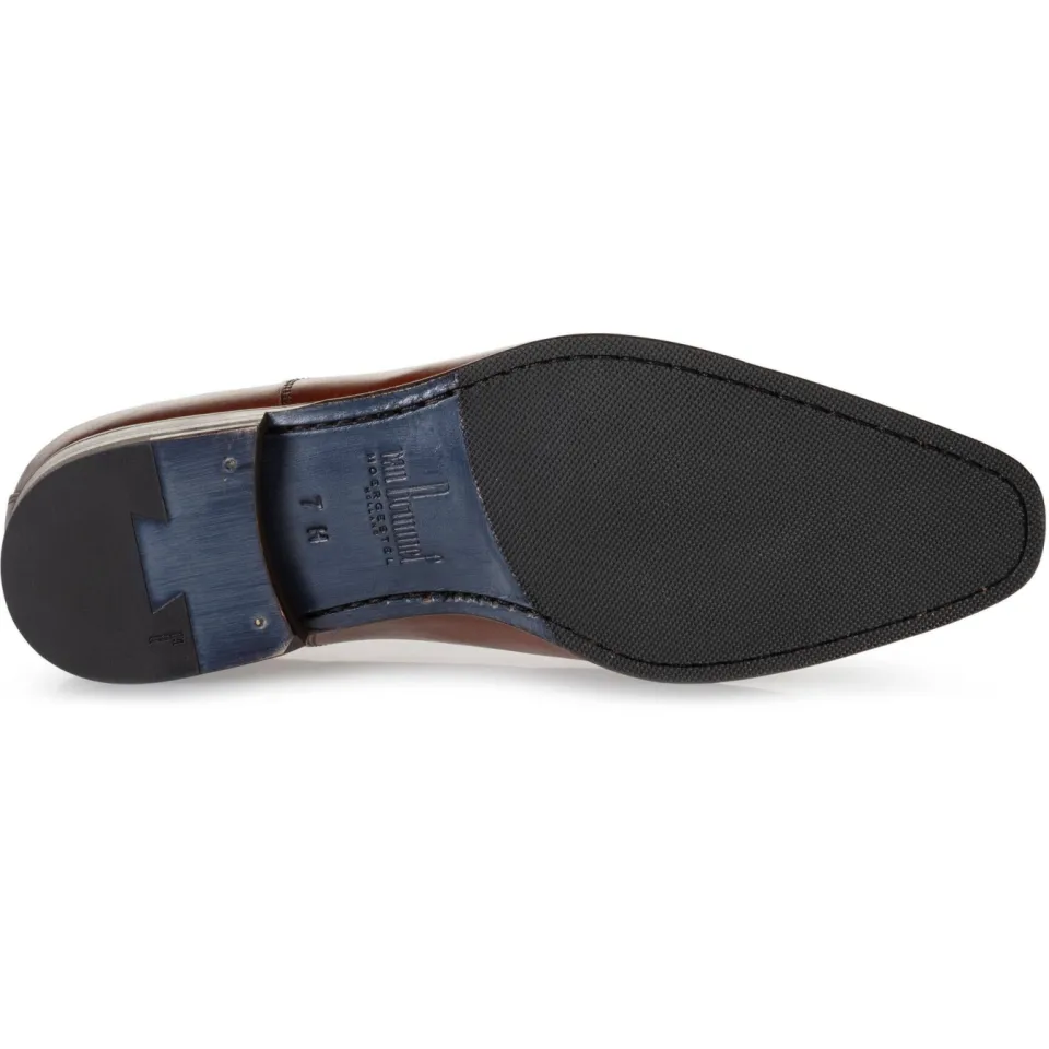 Floris Van Bommel Raffa 02.00 leren veterschoenen donker cognac, foto 5