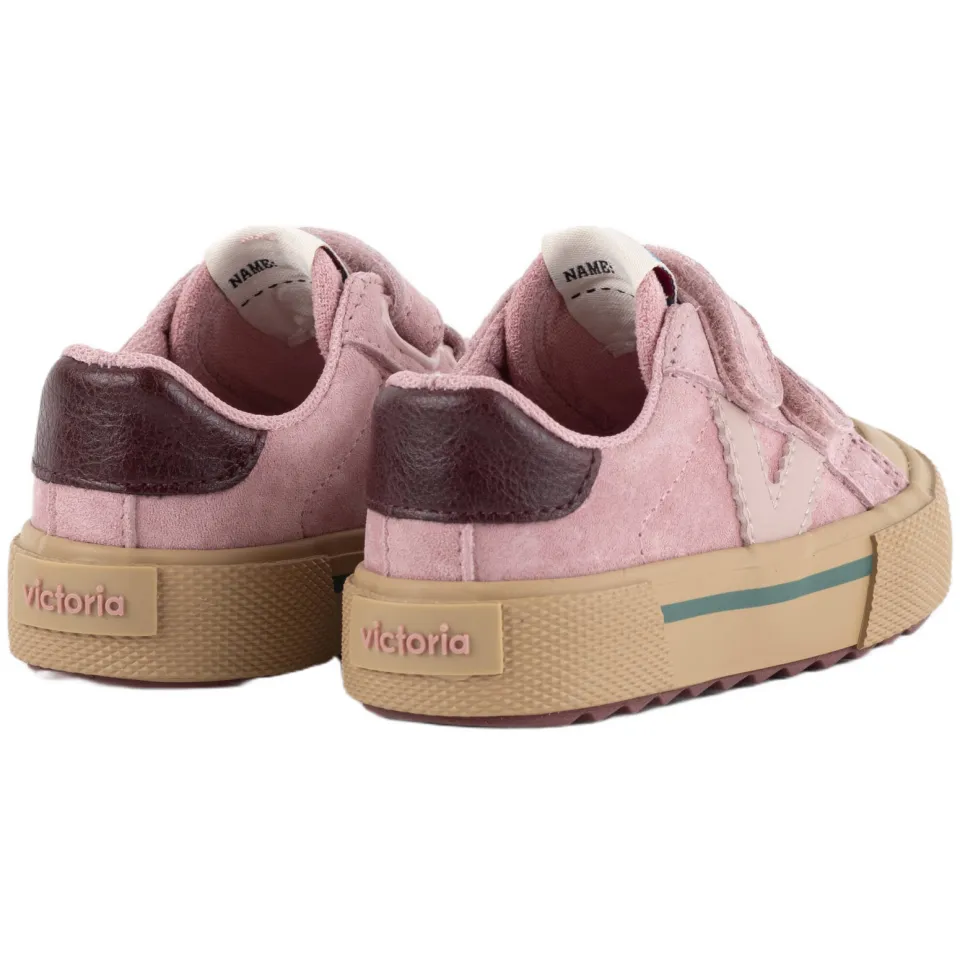 Victoria leren sneakers - lichtroze, foto 3