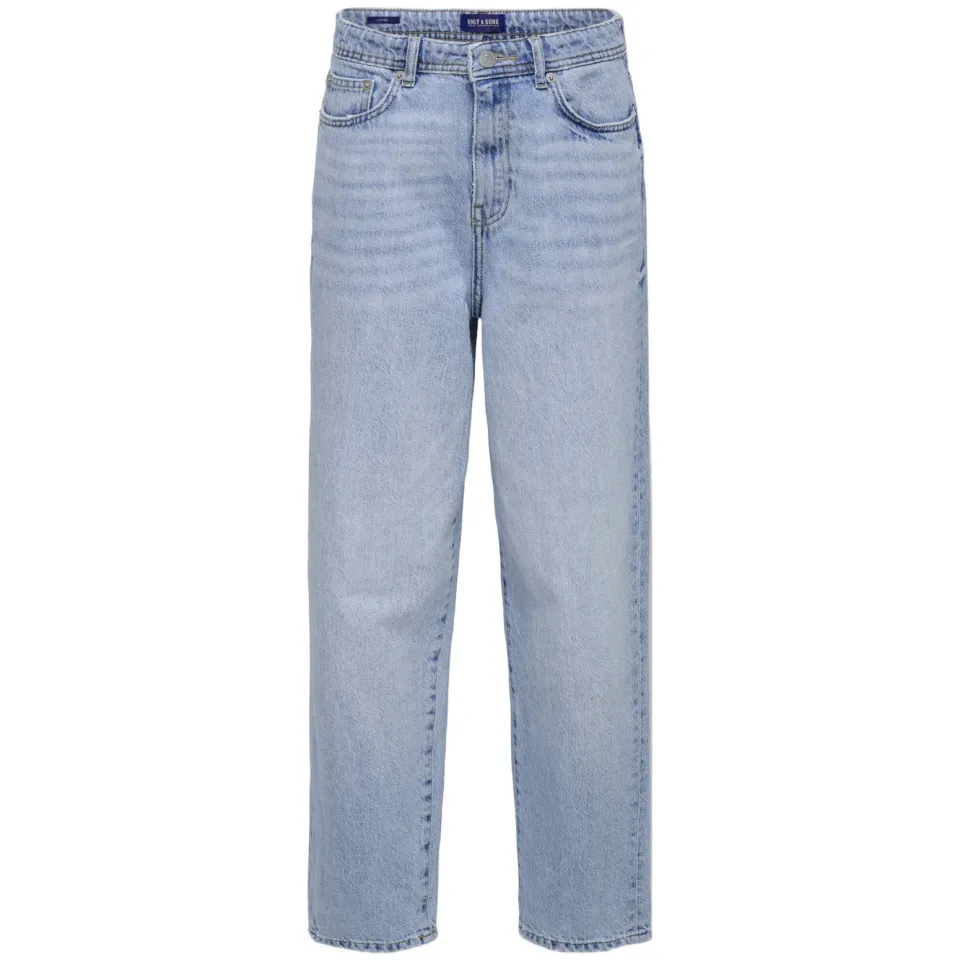 Only & Sons JUNIOR loose fit jeans baggy jeans light blue denim, foto 2