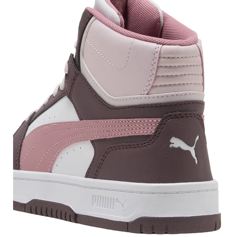 Puma Rebound Slam Mid sneakers donkerbruin/roze, foto 6