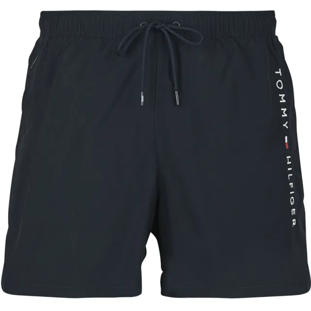 Tommy Hilfiger Zwembroek Tommy Hilfiger MEDIUM DRAWSTRING ZIP POCKET Marine