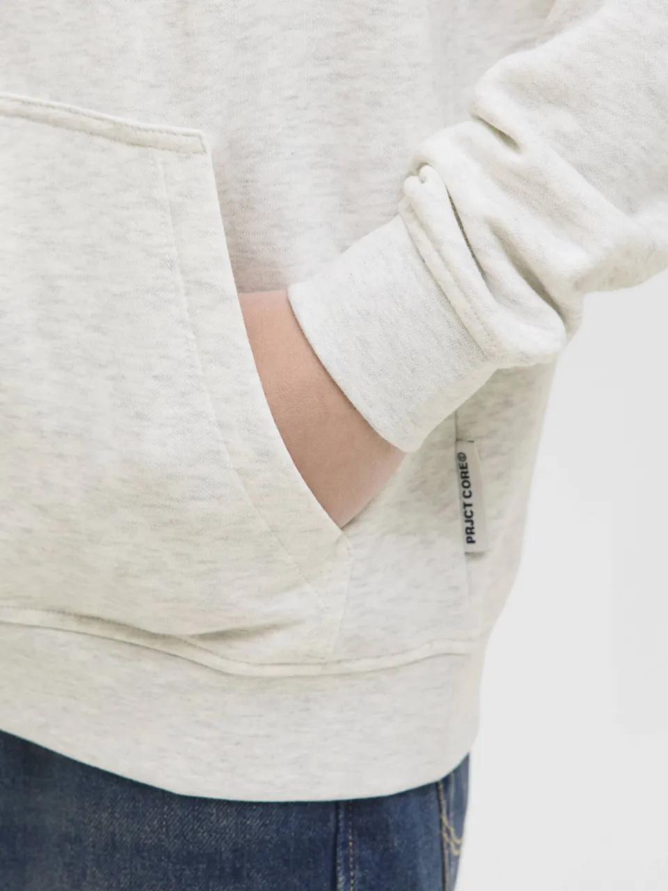 Jack & Jones JUNIOR hoodie wit, foto 5