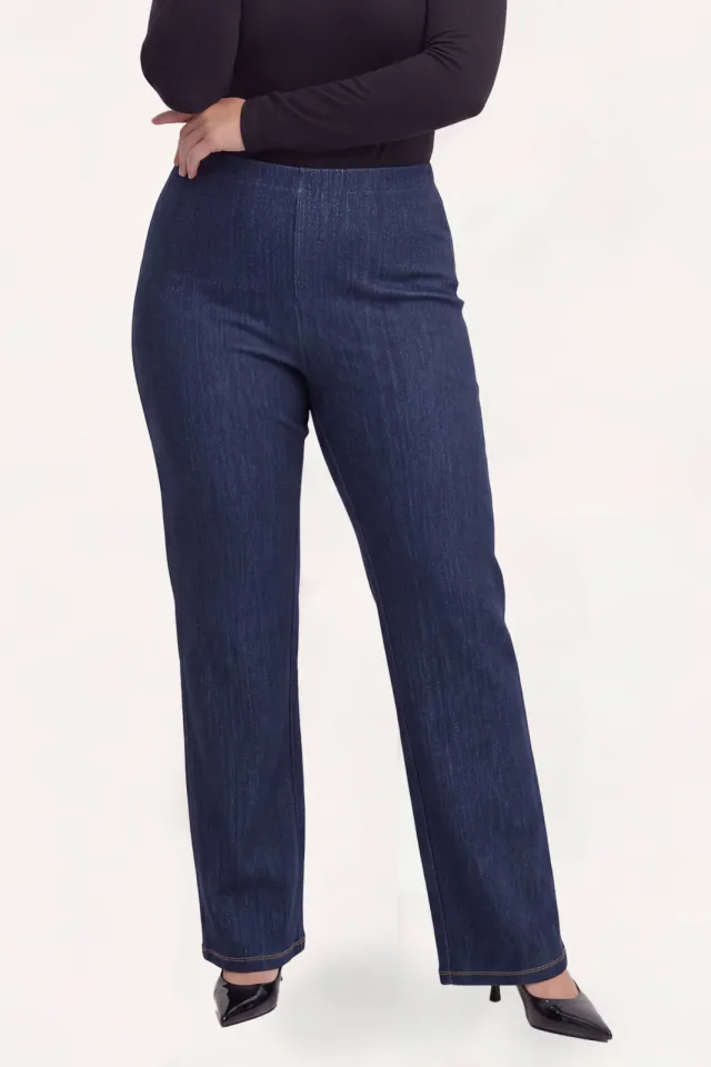 Yoek straight denim broek donkerblauw, foto 3