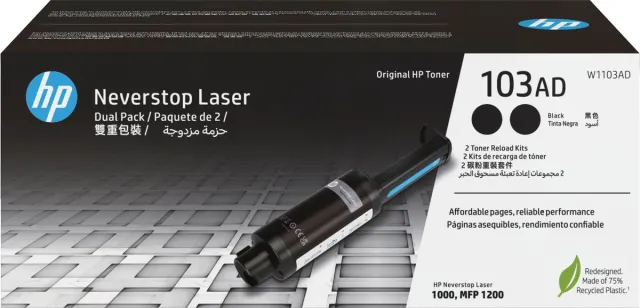 Hp 103AD 2 stuk(s) Origineel Zwart