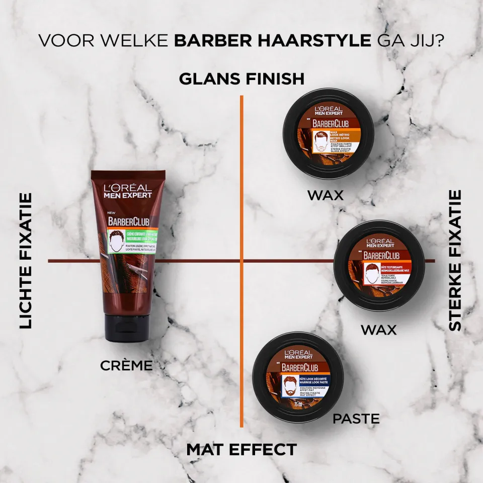 L'oréal Paris Men Expert BarberClub styling paste - 6x 75 ml, foto 7