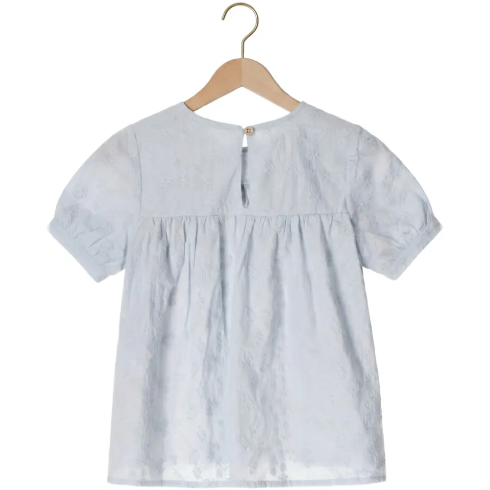 Lil' Atelier Jiva loose blouse lichtblauw, foto 3