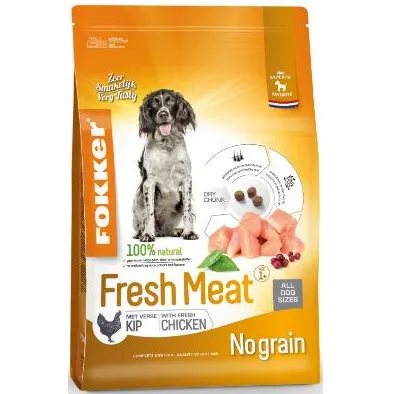 Fokker Fresh Meat hondenvoer kip, foto 2