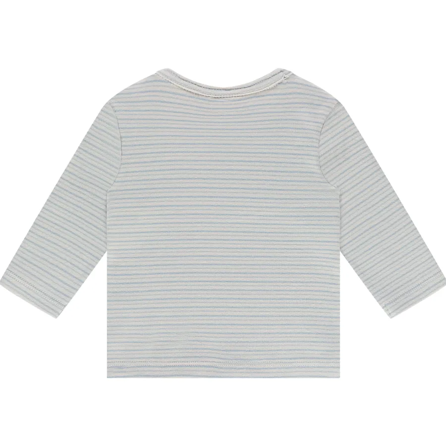 Babyface gestreepte longsleeve grijs, foto 2