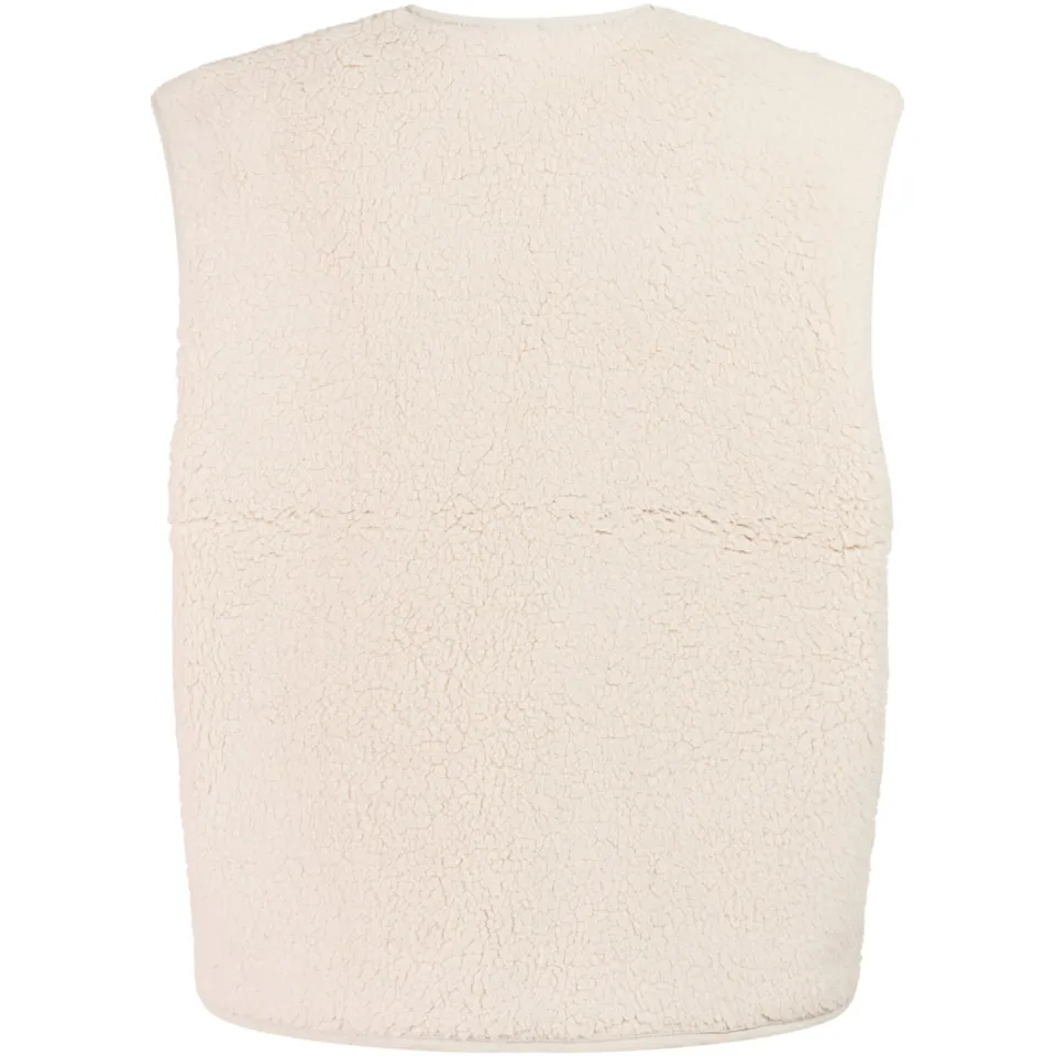 Protest teddy gilet - ecru, foto 3
