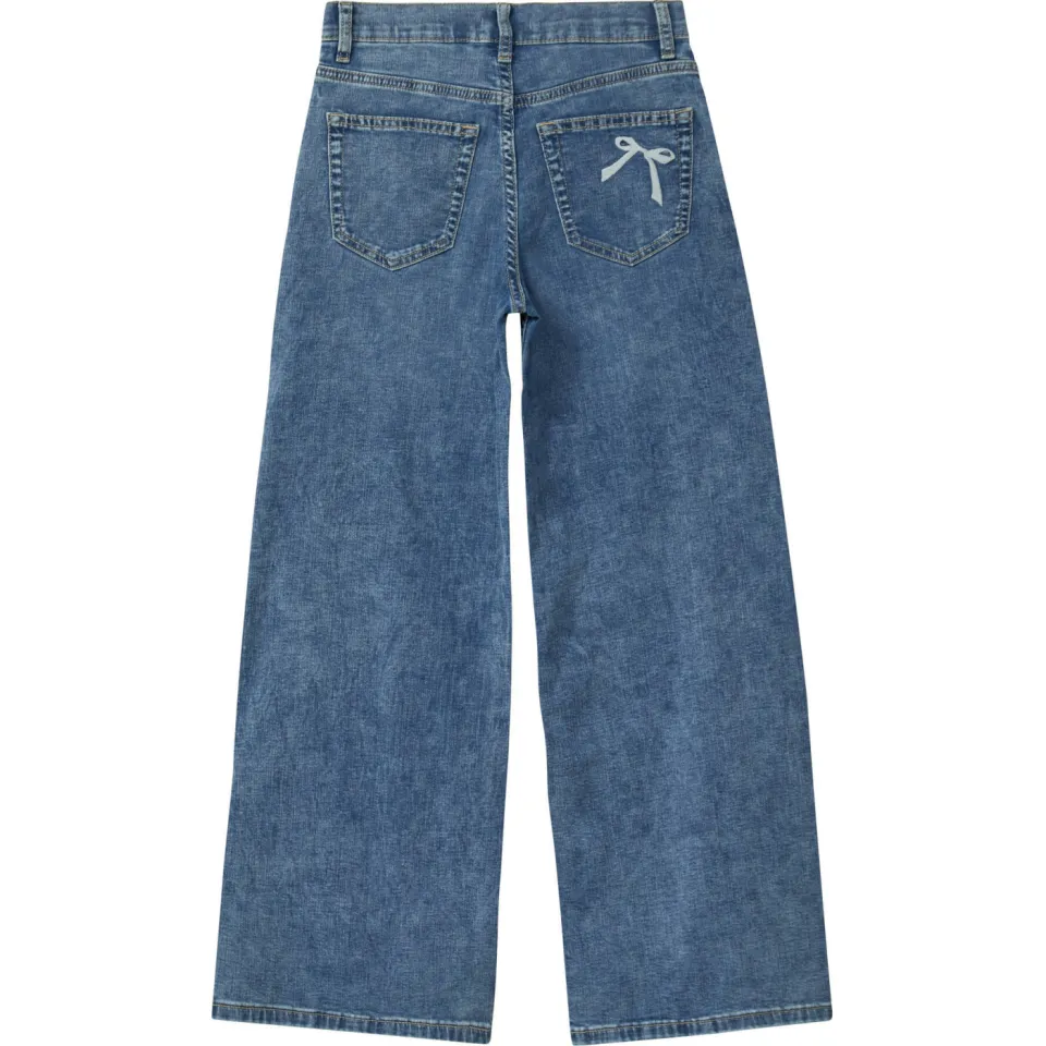 s.Oliver wide leg wide leg jeans medium blue denim, foto 3