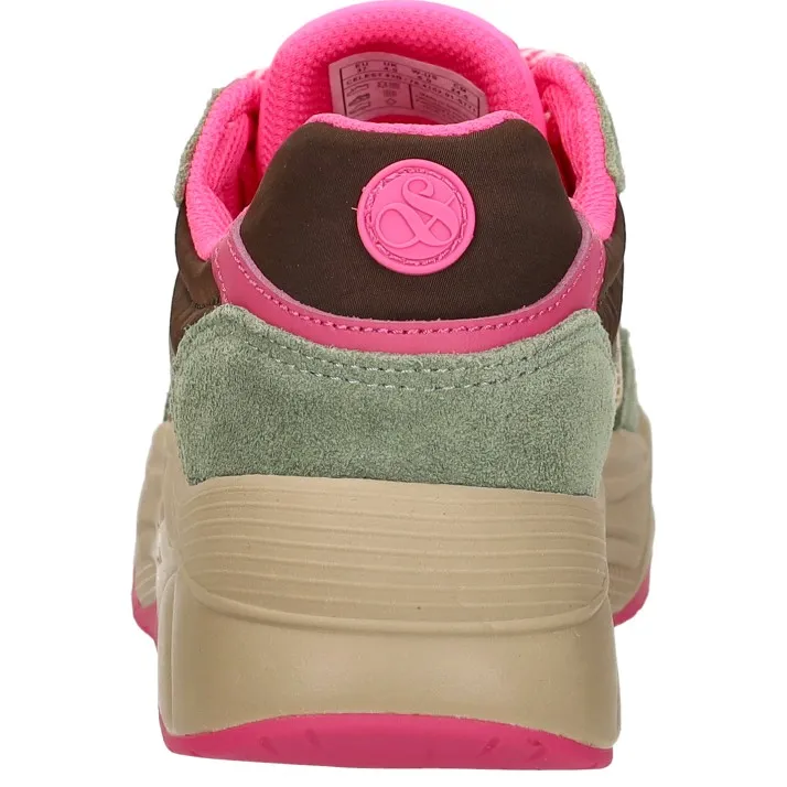 Scotch & Soda Celeste lage sneakers groen, foto 4