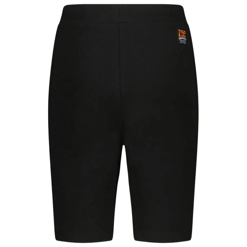 TYGO & vito regular sweatshort zwart, foto 4
