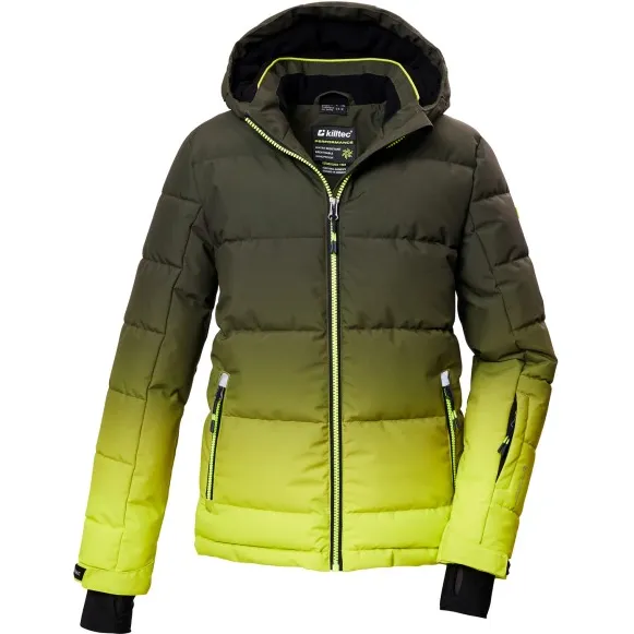 Killtec Boy's KSW 382 Ski Qltd Jacket - Ski-jas, olijfgroen