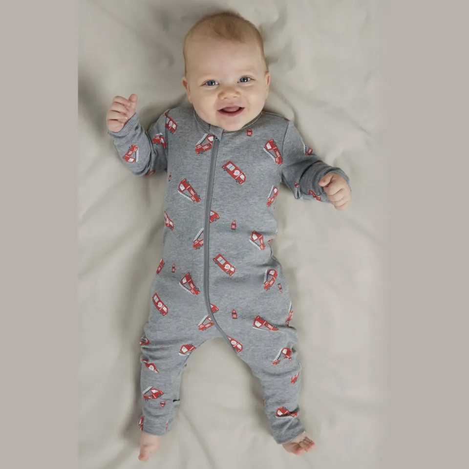 NAME IT BABY pyjama donkerblauw/grijs Multi