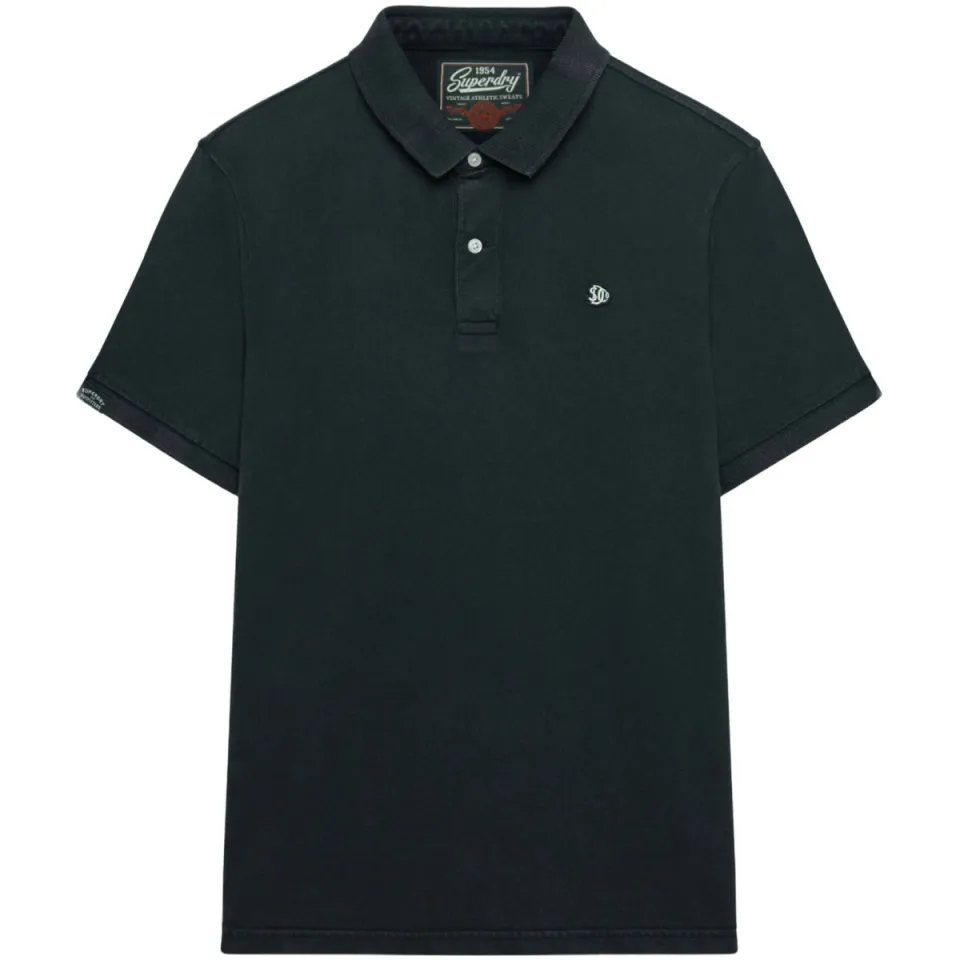 Superdry relaxed polo donkerblauw, foto 2
