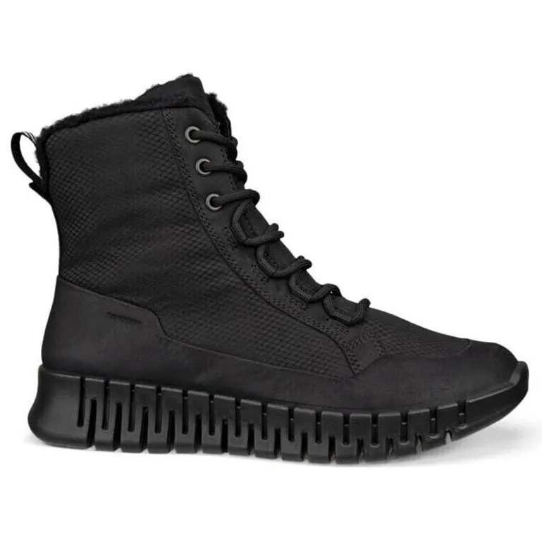 Ecco Gruuv Boot WP enkellaars zwart