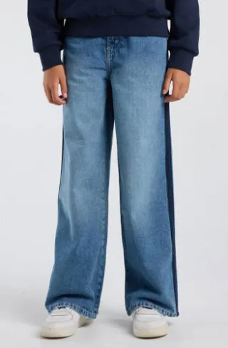 America Today wide leg jeans - medium blue denim, foto 4