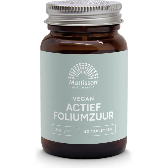 Mattisson HealthStyle Actief Foliumzuur Tabletten