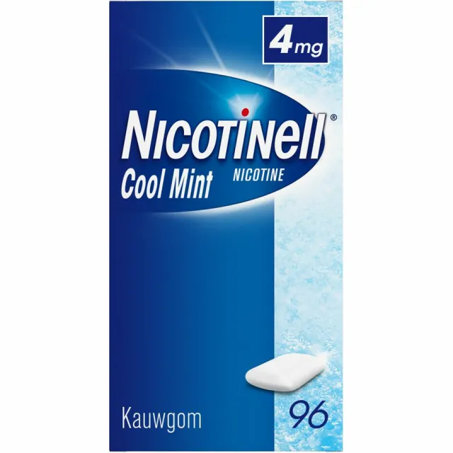 Nicotinell Kauwgom Cool Mint 4 mg 96 stuks