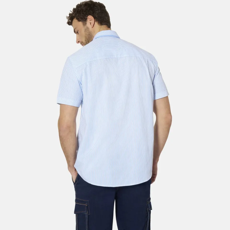 Babista gestreept overhemd +FIT Collectie Plus Size - blauw, foto 3